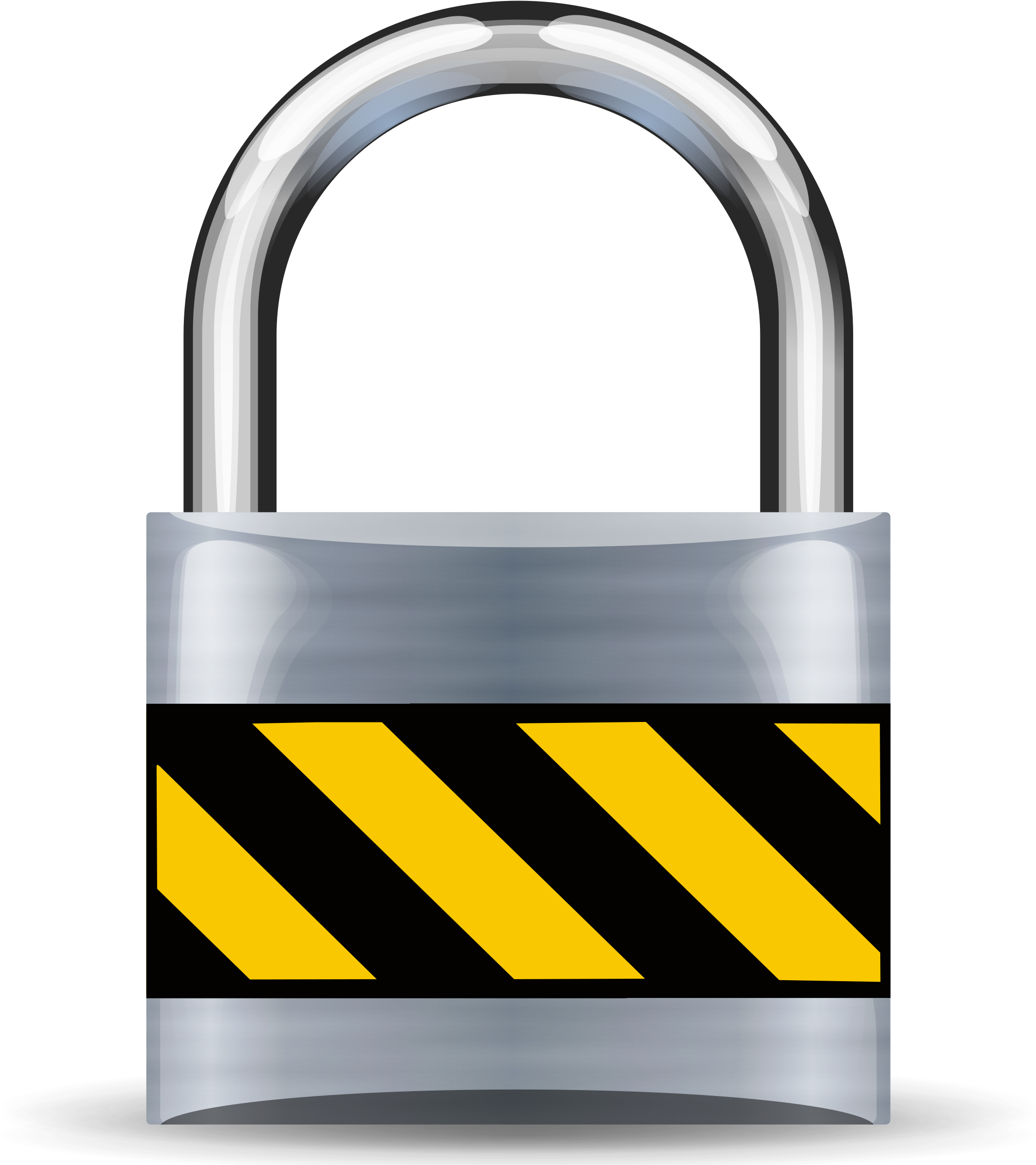 Padlock - Secure Lock Icon Clipart (2400x2400), Png Download