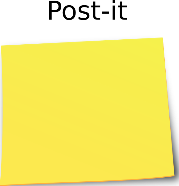 576 X 600 4 - Post It Png Gif Clipart (576x600), Png Download