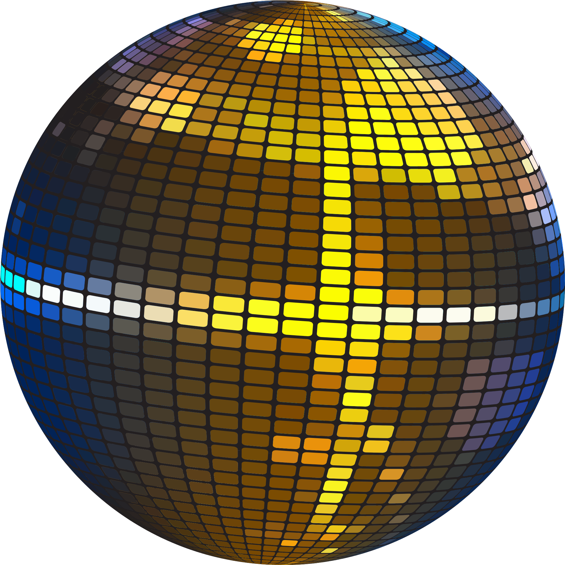 Disco Ball Png Transparent Image 1 - Transparent Png Disco Ball Png Clipart (2362x2185), Png Download