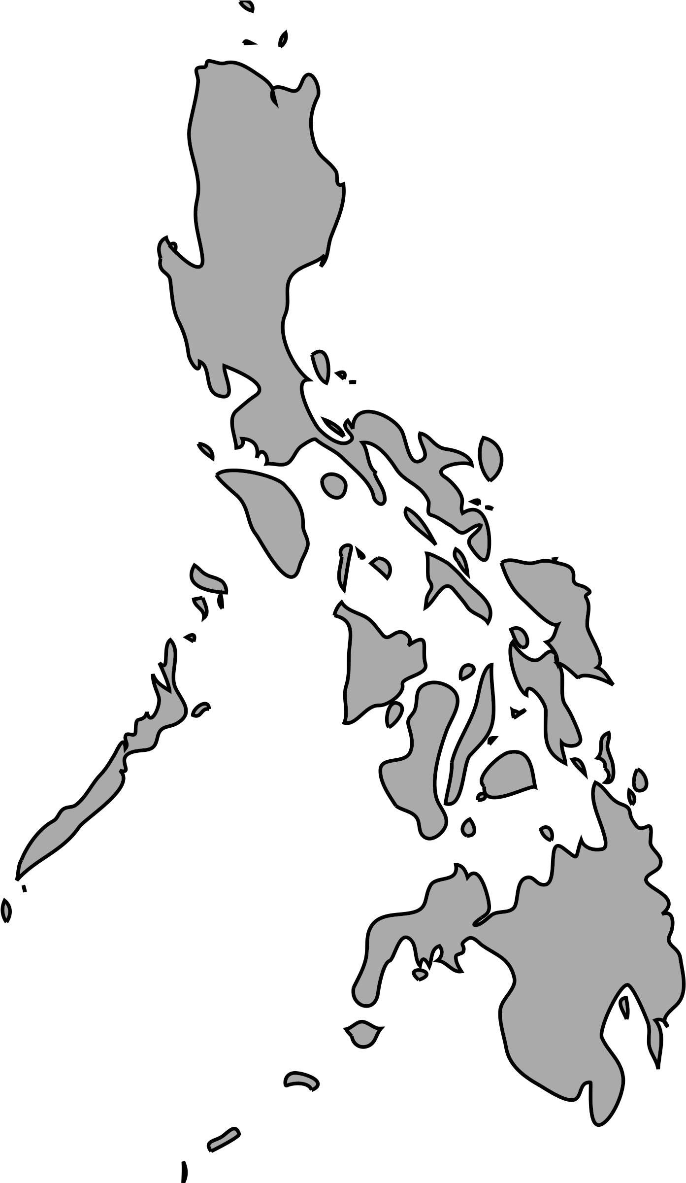 Download Philippines Islands Island Clipartfest - Philippine Map Vector