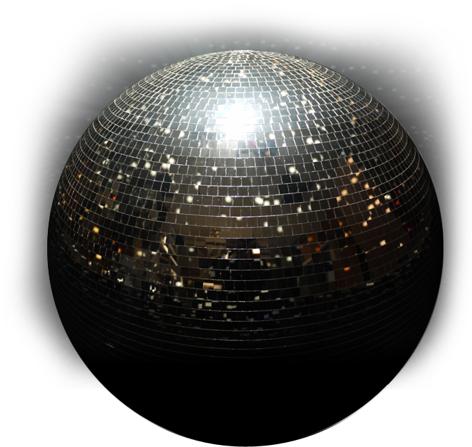 Mirror Ball Paul - Black Disco Ball Png Clipart (944x782), Png Download
