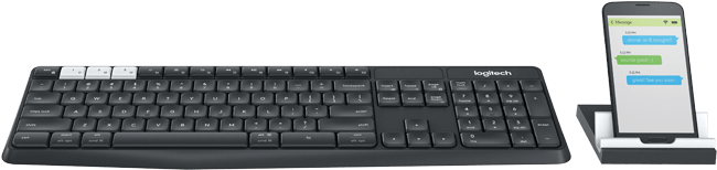 K375s Multi-device - Logitech K375s Multi Device Clipart (652x560), Png Download
