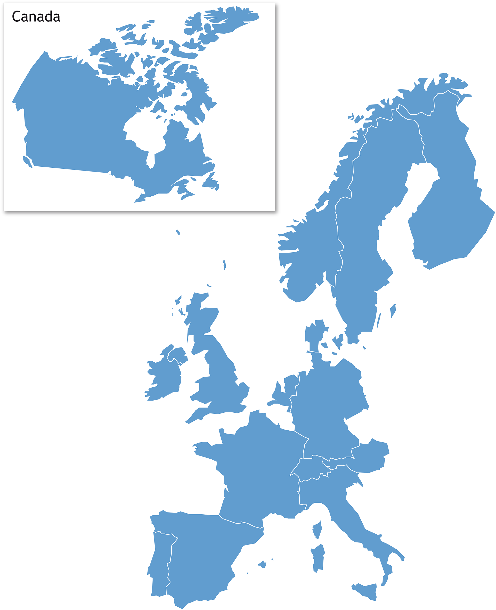 Ecord Member Countries - Gdp Per Capita Europe 2018 Clipart (1926x2371), Png Download