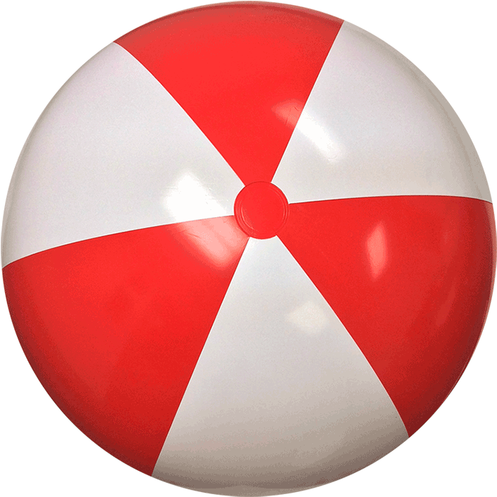 Red Beach Ball Png Clipart - Large Size Png Image - PikPng