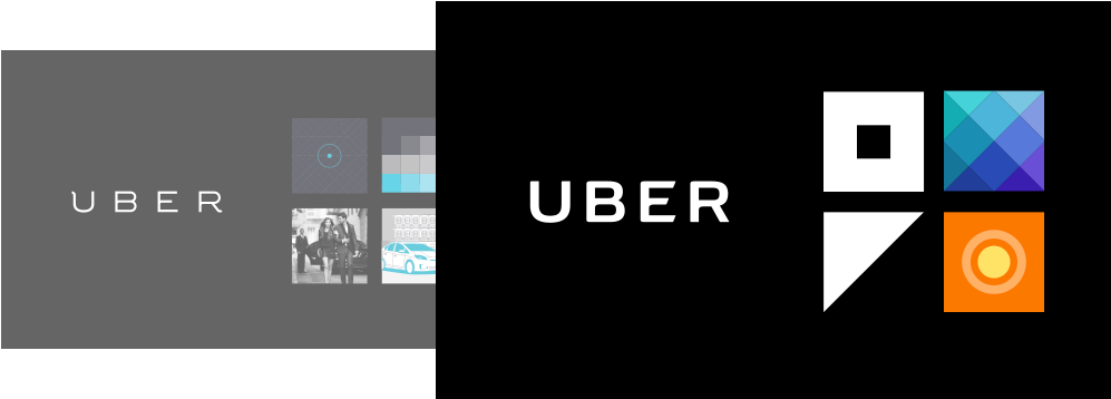Old And New Brand - Uber Brand Clipart (996x428), Png Download