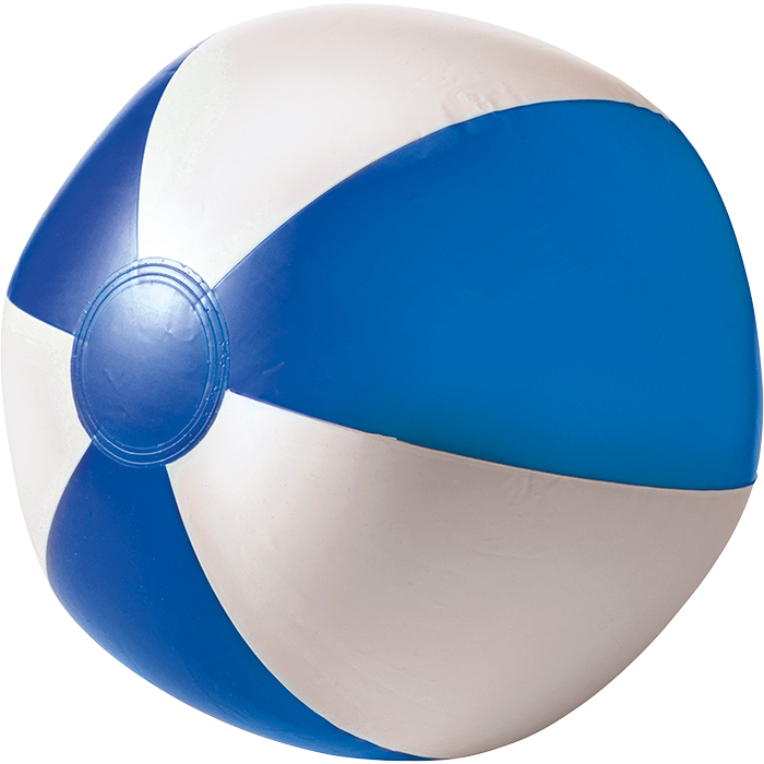 Br9620 Two Tone Inflatable Beach Ball, - Blue Beach Ball Png Clipart (700x700), Png Download