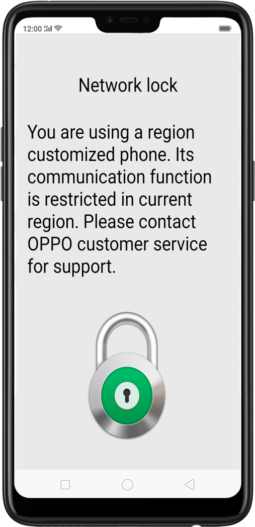 If You Purchased The Phone And Unaware Of The Network - Oppo Country Lock Clipart (565x1070), Png Download