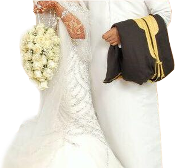In The Muslim Wedding, The Males Are The Cash Earners - Marriage Muslim Png Clipart (843x578), Png Download