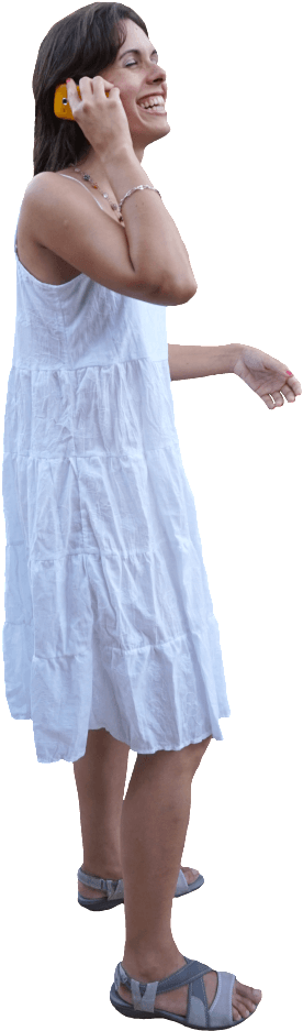Beautiful Woman Png - Nightgown Clipart (418x1024), Png Download