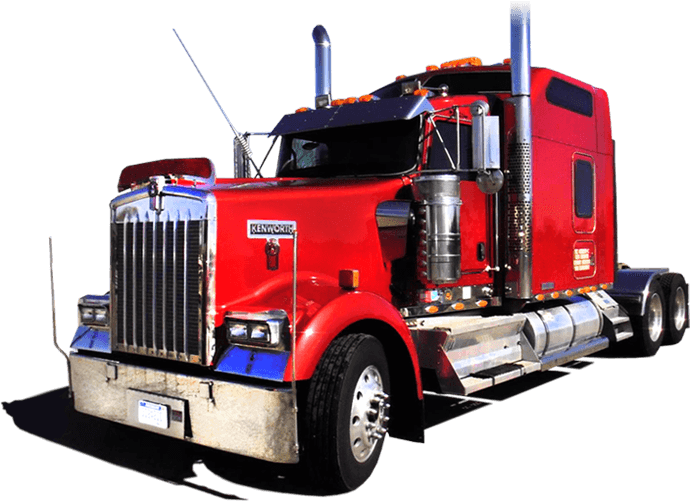 American Truck Kenworth Red - American Truck Png Clipart (690x502), Png Download