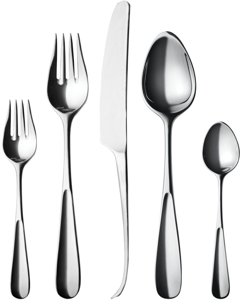 Spoon And Fork Png Pic - Georg Jensen Vivianna Bestik Clipart (1024x1024), Png Download