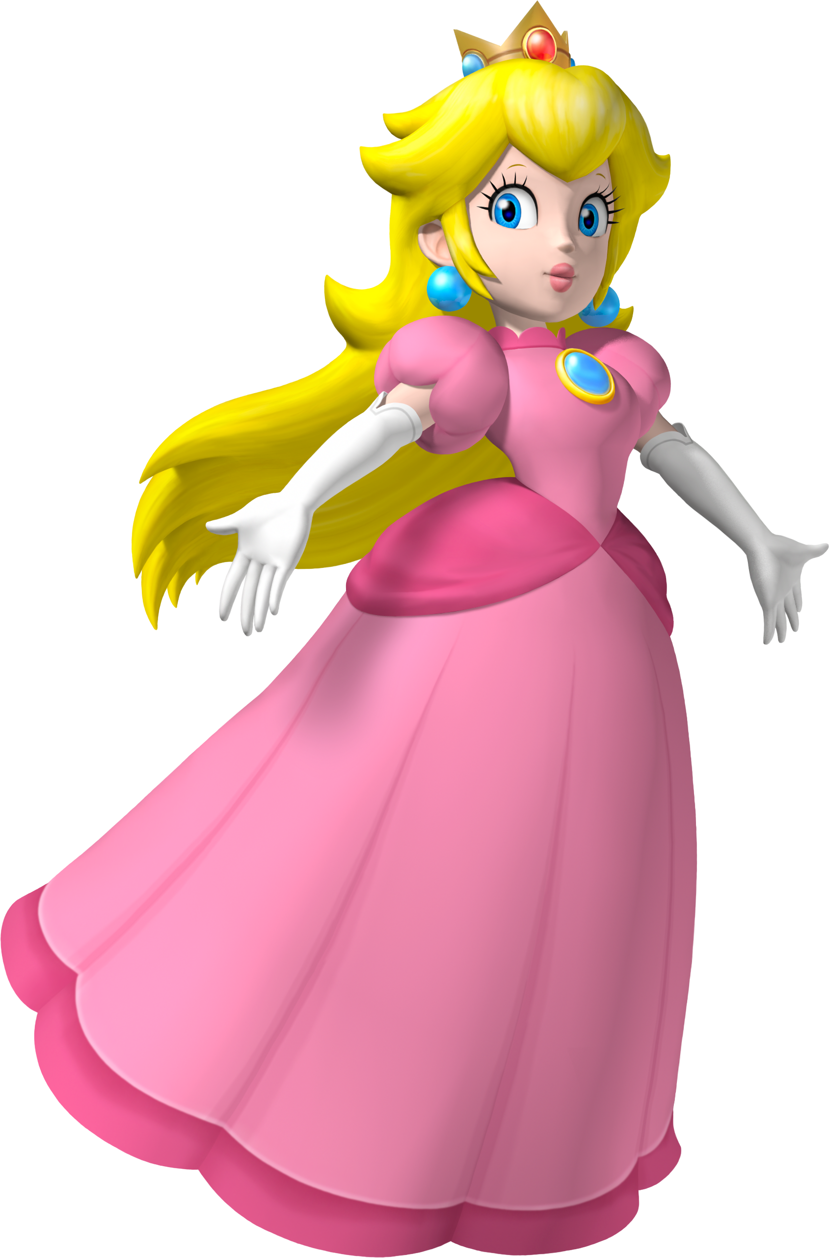 506 × 768 Pixels - Princess Peach Blonde Hair Clipart (506x768), Png Download