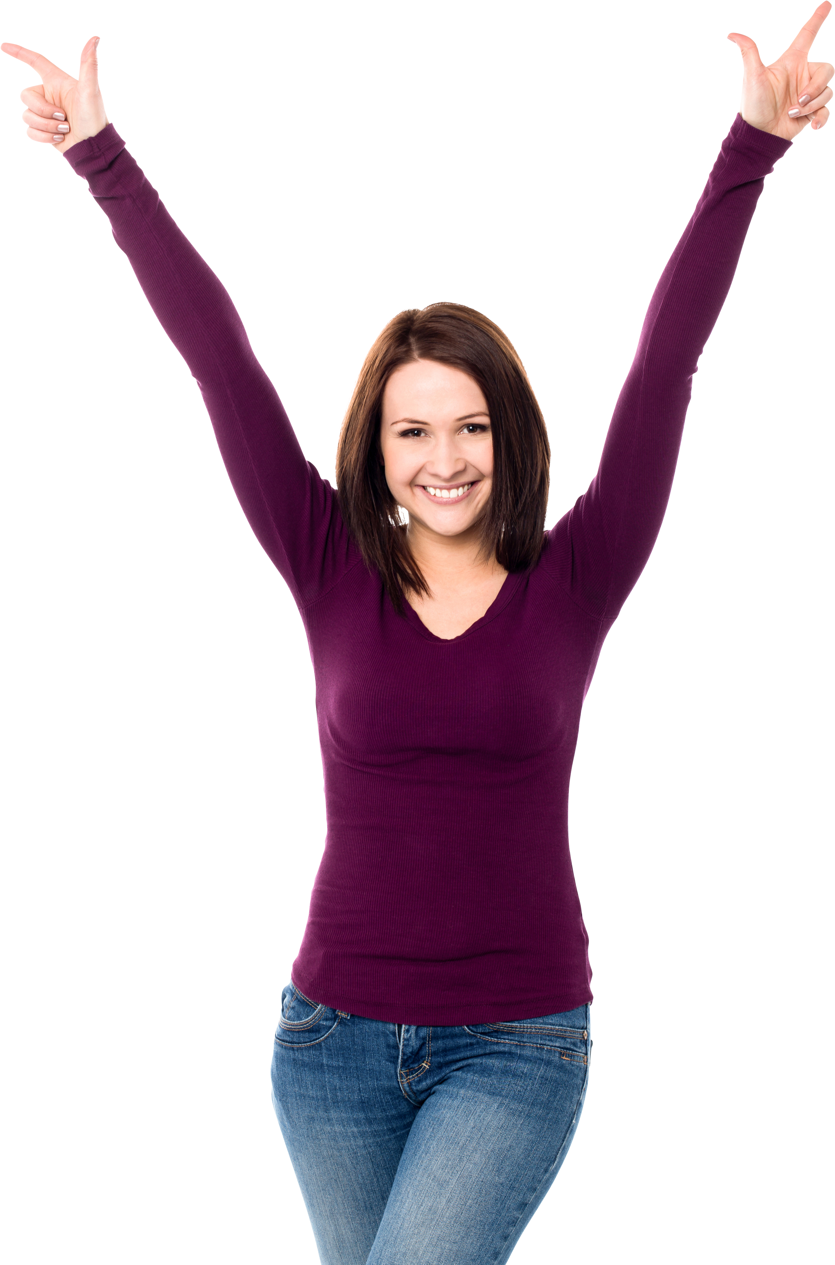 Happy Woman Png , Png Download Clipart (2925x4429), Png Download