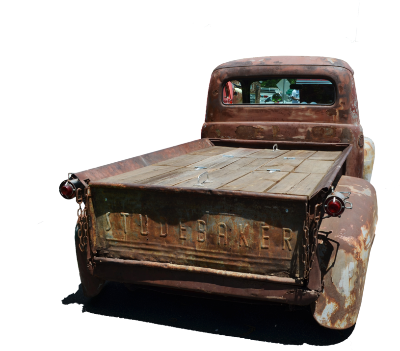 Old Truck Png Stock Photo 0015 Rea View Copy By Annamae22 - Old Pickup Truck Png Clipart (1098x727), Png Download