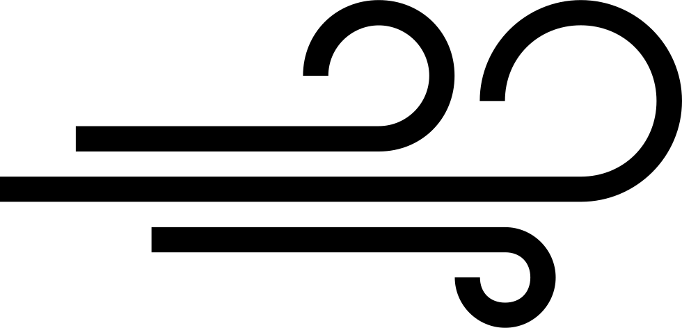 Png File - Symbol Png Weather Wind Clipart (980x472), Png Download