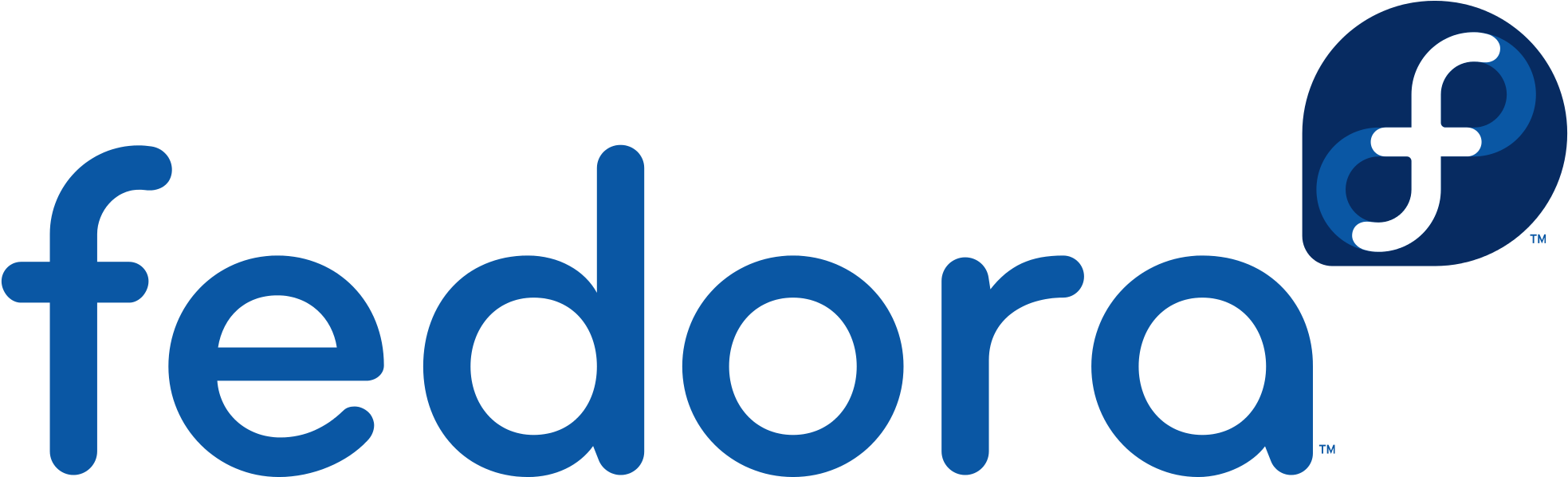 Fedora Logo And Wordmark - Fedora Linux Logo Png Clipart (1280x405), Png Download