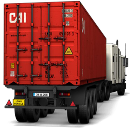 Container Truck Png Picture - Truck And Container Png Clipart (600x600), Png Download