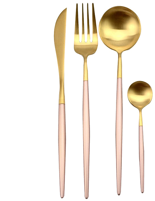 Rose Gold Fork Png Download Image - Fork Clipart (800x800), Png Download