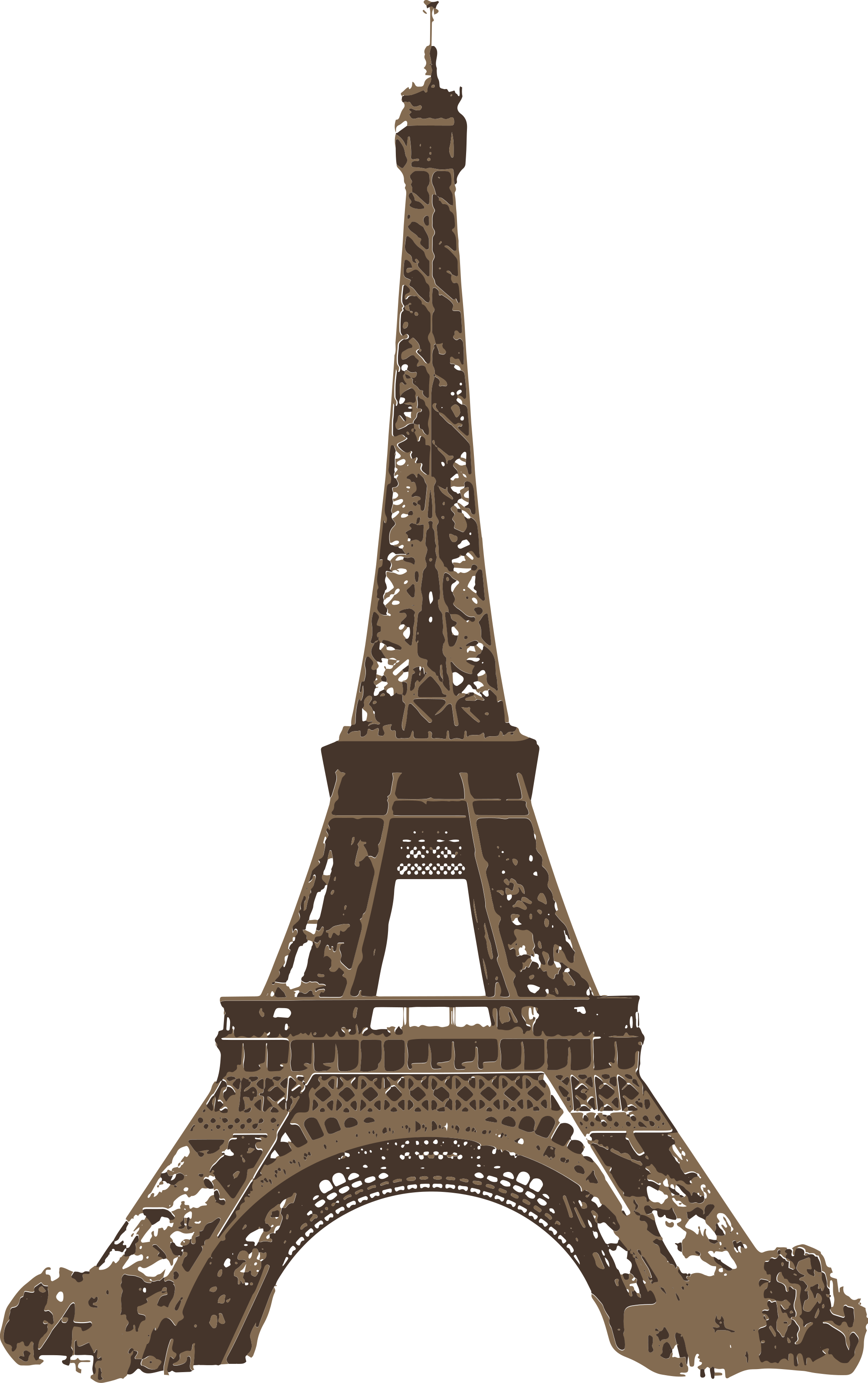 Eiffel Tower Clipart (2000x3184), Png Download