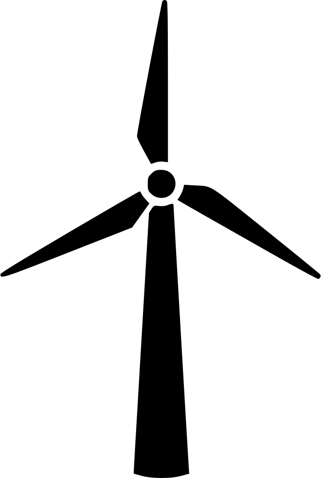 Png File - Wind Turbine Icon Png Clipart (658x980), Png Download