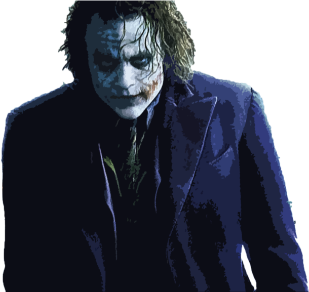 Joker Batman - Dark Knight Joker Png Clipart (1024x576), Png Download