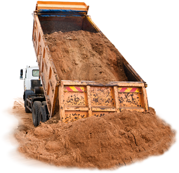 Landscape-material - Truck With Sand Png Clipart (600x600), Png Download
