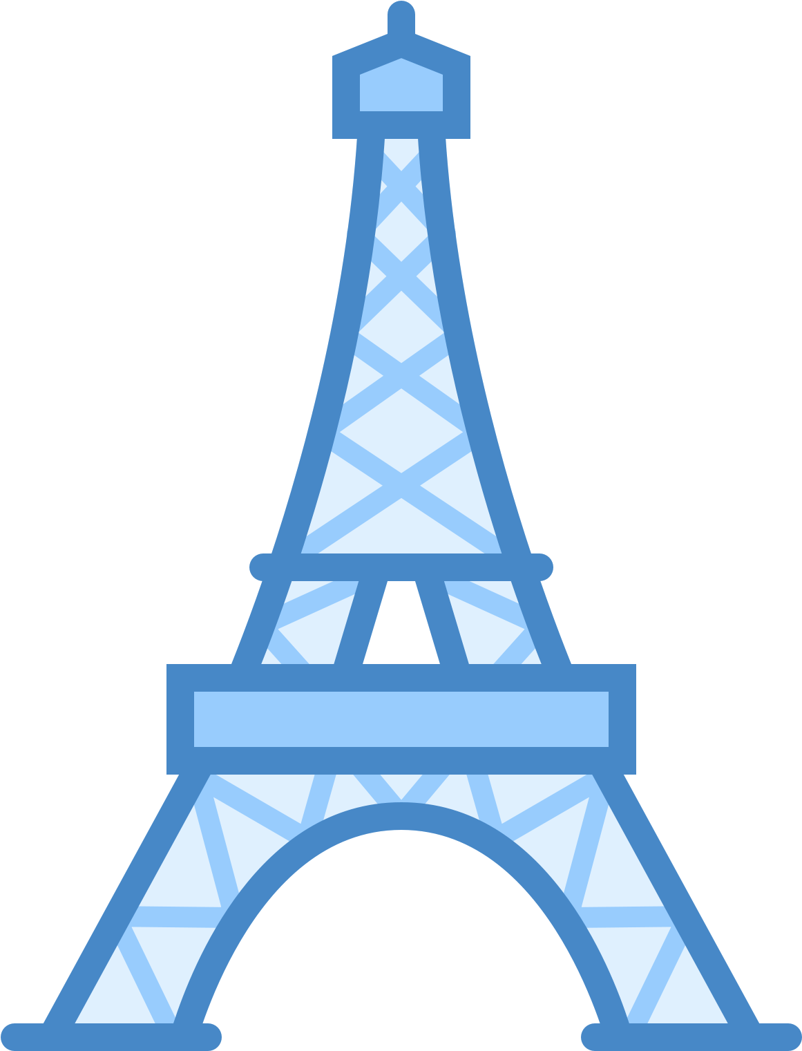 Eiffel Tower Png File - Eiffel Tower Clipart Png Transparent Png (1600x1600), Png Download