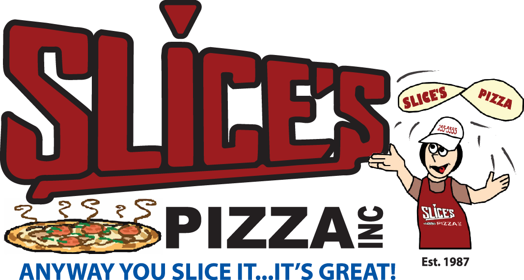 Slice's Pizza Winnipeg - Slices Pizza Clipart (1067x570), Png Download