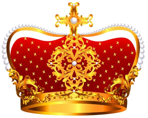 King Crown Free Png Image - Red Crown Png Clipart (600x525), Png Download