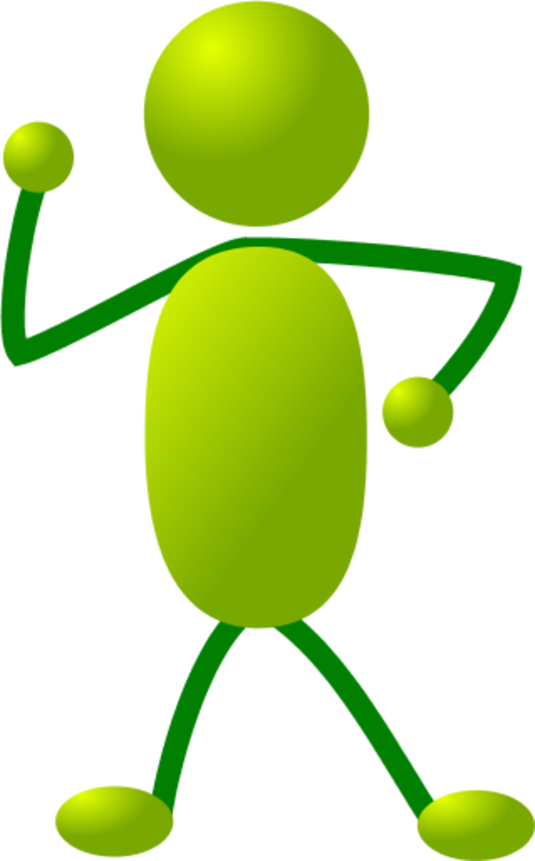 Colors Clipart Stick Figure - Stick People Clip Art - Png Download (600x965), Png Download