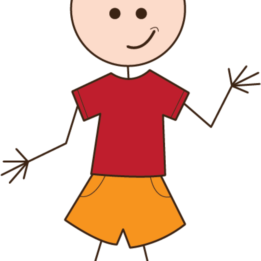 Clipart Boy Stick Figure - Stick Figure Boy Clipart - Png Download (1024x1024), Png Download