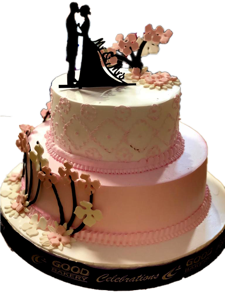 Dancing In The Moon Ligh - Wedding Cake Clipart (768x1024), Png Download