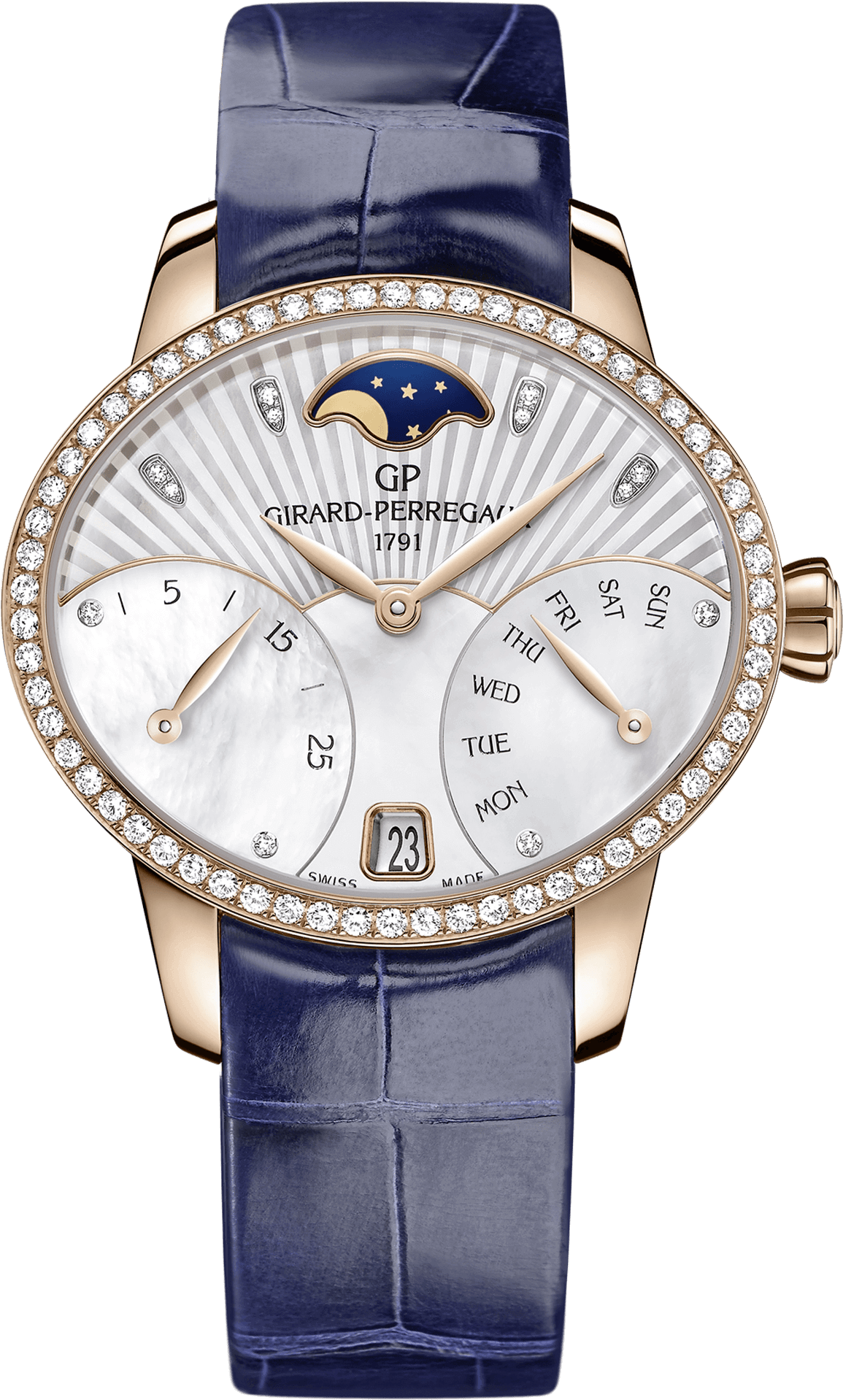 Girard Perregaux Cat's Eye Automatic Ladies Watch 80485d52a751 - Girard Perregaux Cat's Eye Celestial Clipart (1155x1918), Png Download