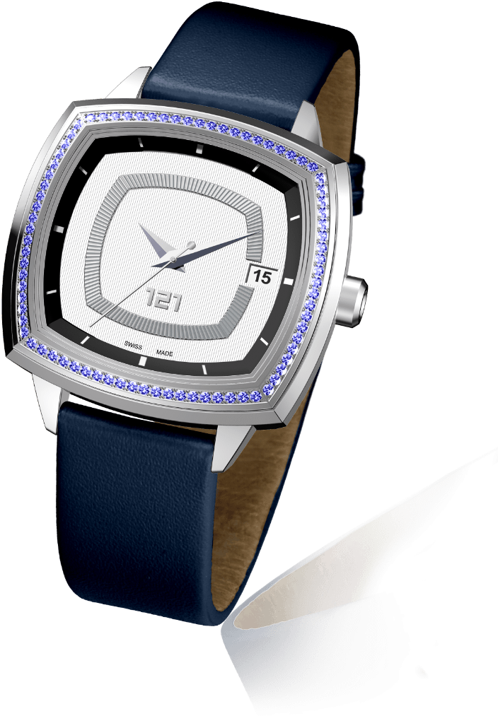 136 - Analog Watch Clipart (878x1200), Png Download