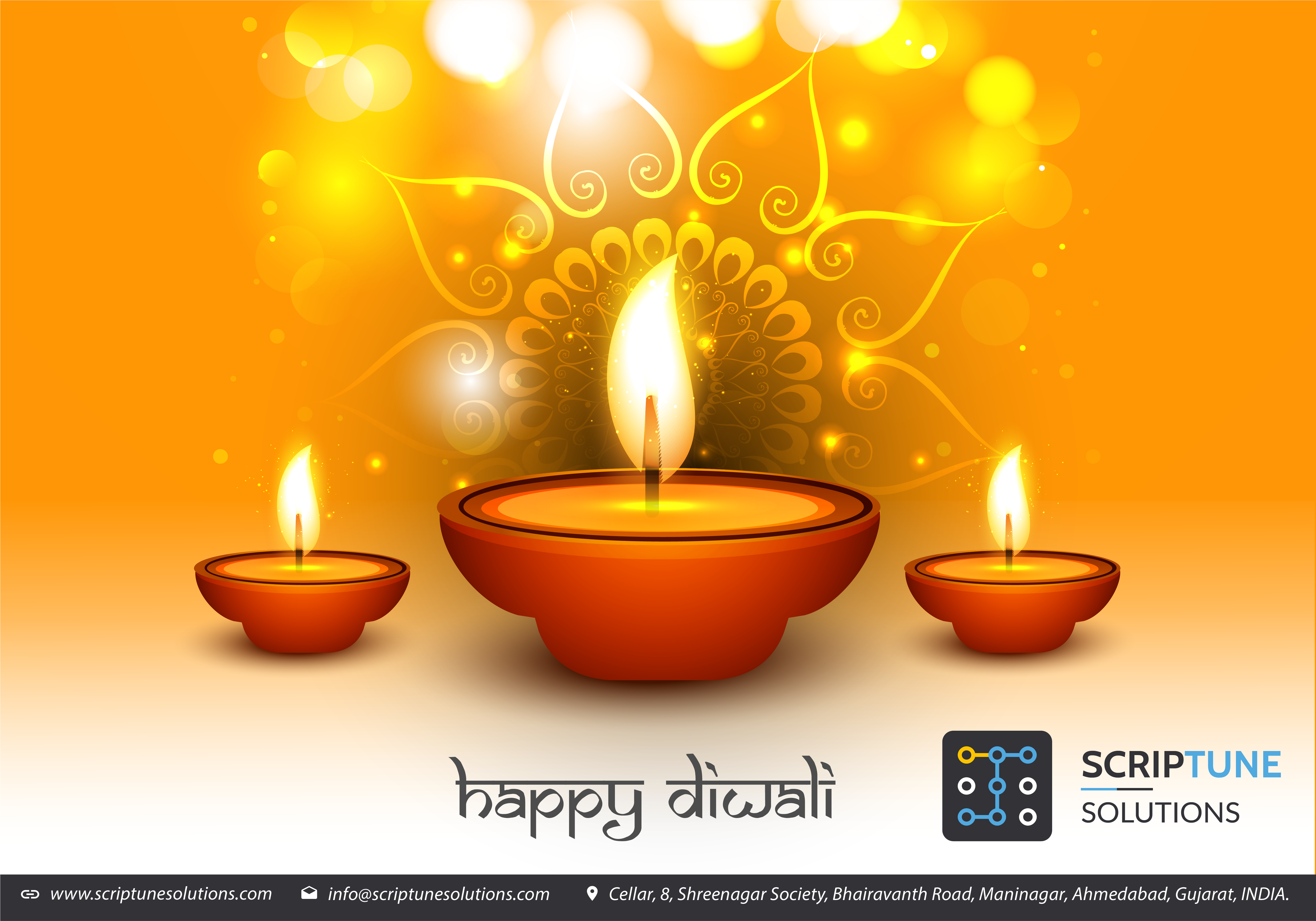 Image For Ca Naman Thakur's Linkedin Activity Called - Diwali Clipart (5833x5524), Png Download