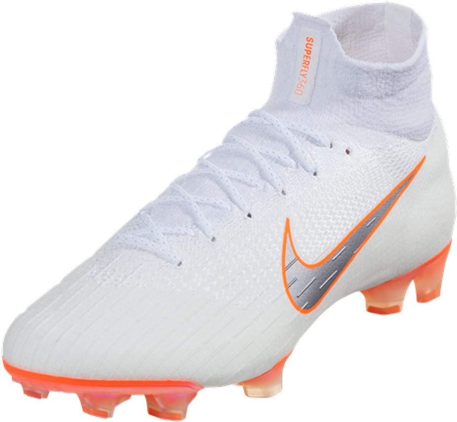 Nike - Soccer Cleats Nike White Clipart (1000x1000), Png Download