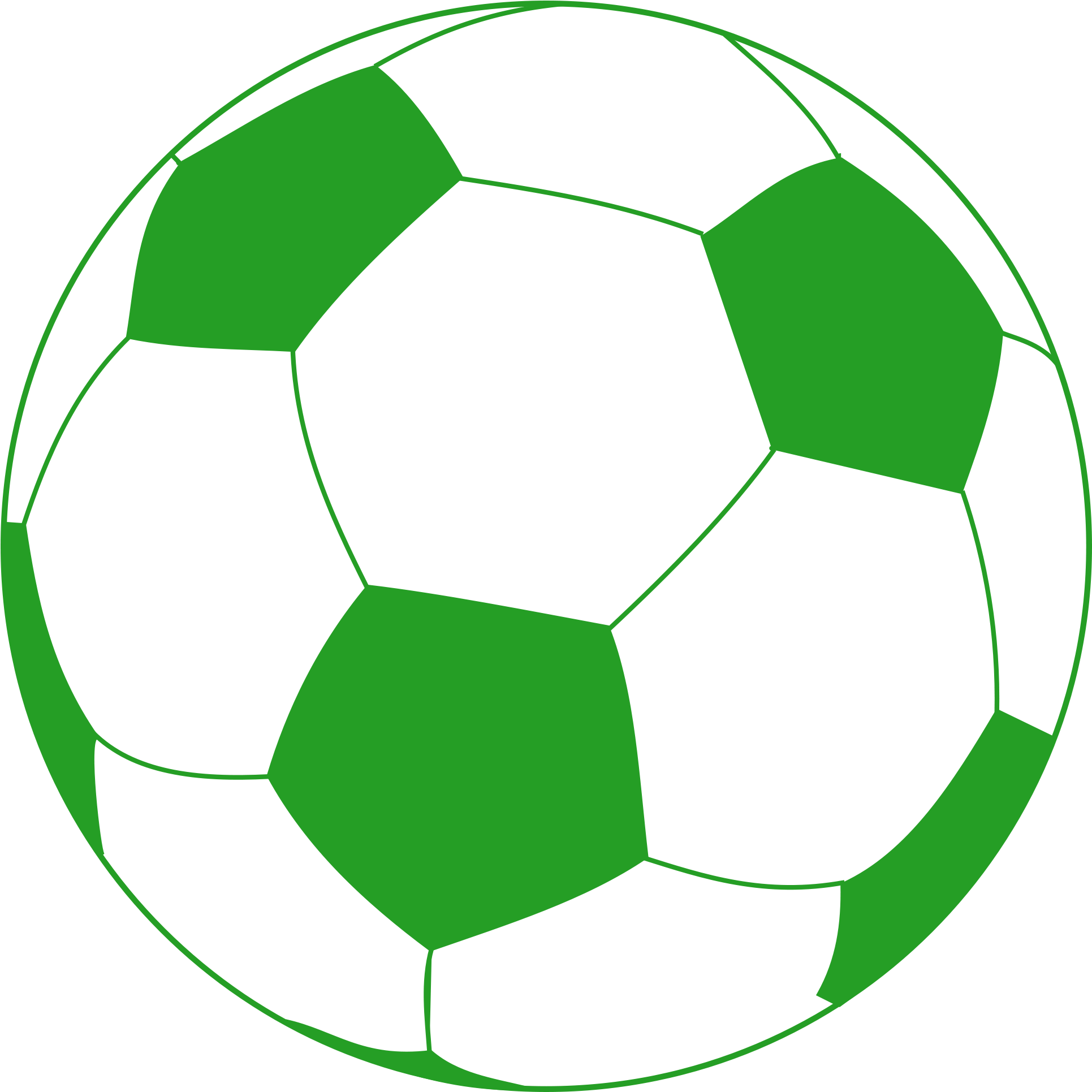 Graphic Library Download Best Free Soccerball Green - Green Soccer Ball Clip Art - Png Download (2000x2000), Png Download