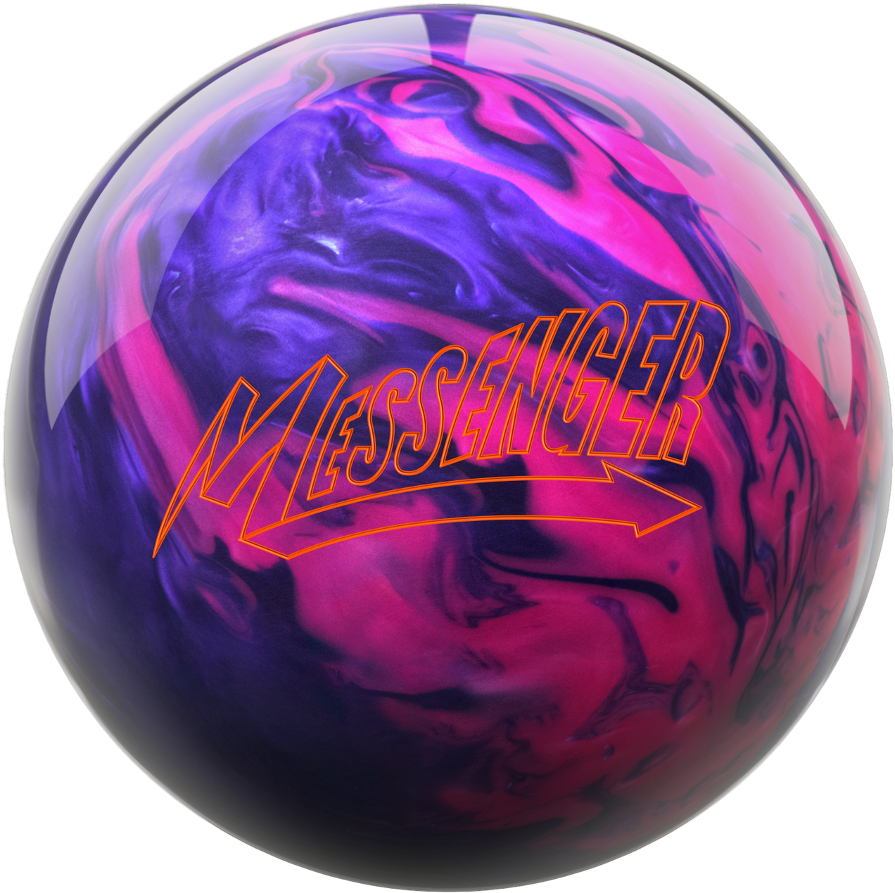 Columbia 300 Messenger Pink/purple Bowling Ball Free Clipart (1278x1280), Png Download