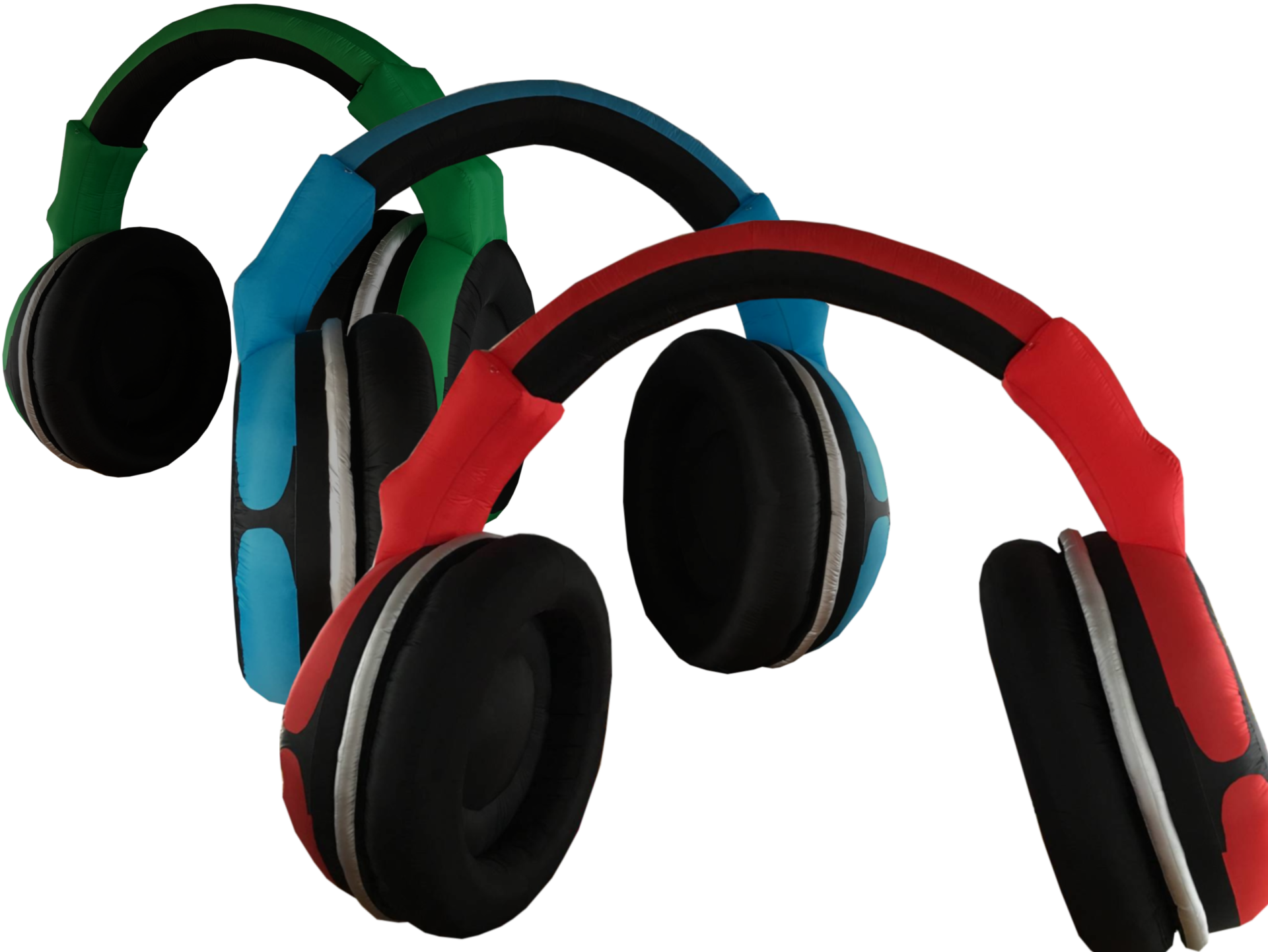 Giant Inflatable Headphone For Dj Booth - Headphones Clipart (1920x1441), Png Download