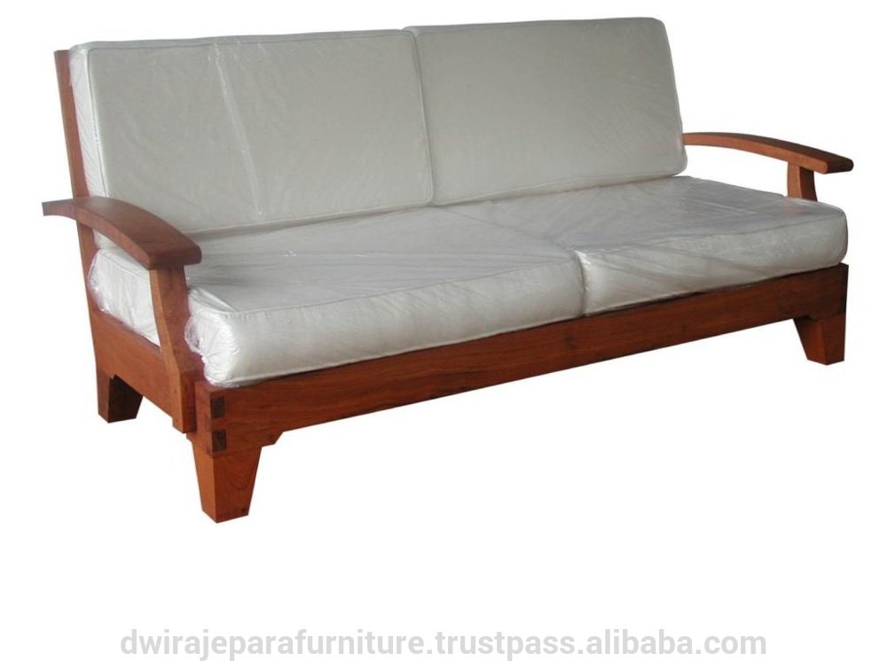 Indonesia Teak Furniture Sofa Dw-so001 - Studio Couch Clipart (1000x1000), Png Download
