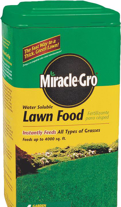 Miracle-gro Water Soluble Lawn Food, 5lbs - Grass Clipart (1366x724), Png Download