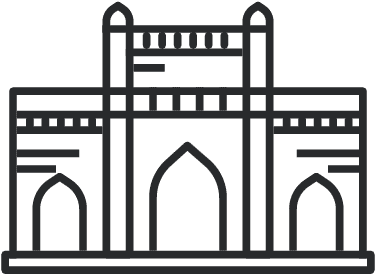 Mumbai - Gateway Of India Icon Clipart (560x560), Png Download