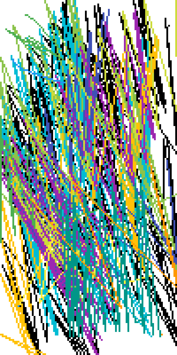 Colour Splatter - Illustration Clipart (600x1200), Png Download