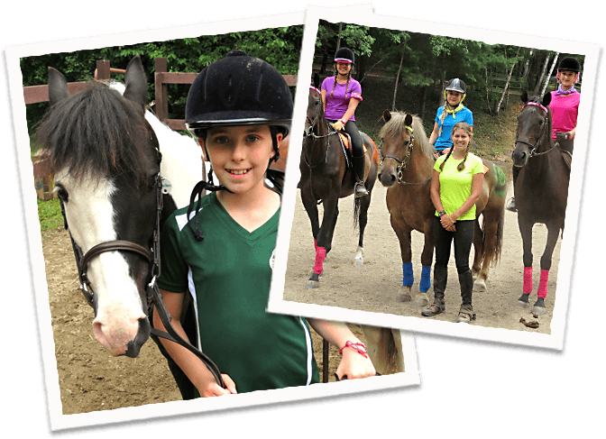 The Facility - Girls Riding At Horse Camps Clipart (672x487), Png Download