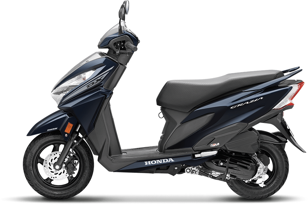 Honda Has Updated The Grazia For 2019 With Racy Graphics - Honda Grazia Black Colour Clipart (1000x667), Png Download