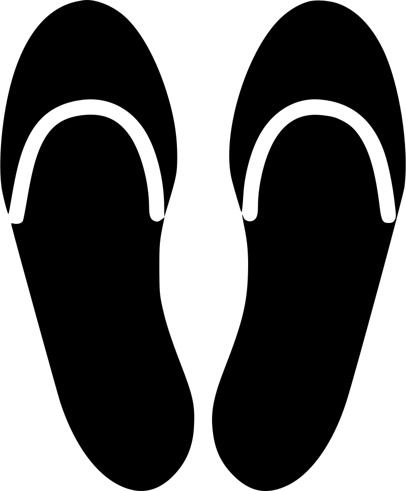 Png File Svg - Flip-flops Clipart (810x980), Png Download