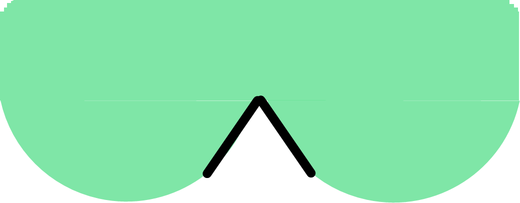 Goggles2 Clipart (1037x406), Png Download