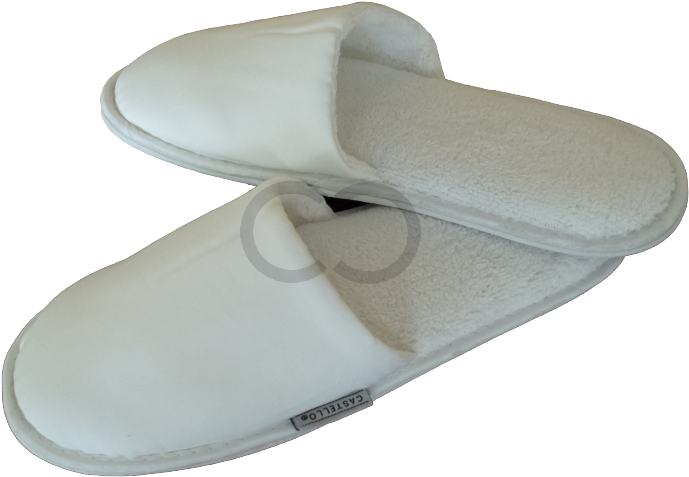 Closed Toe Peach Skin Slipper - Slipper Clipart (706x489), Png Download