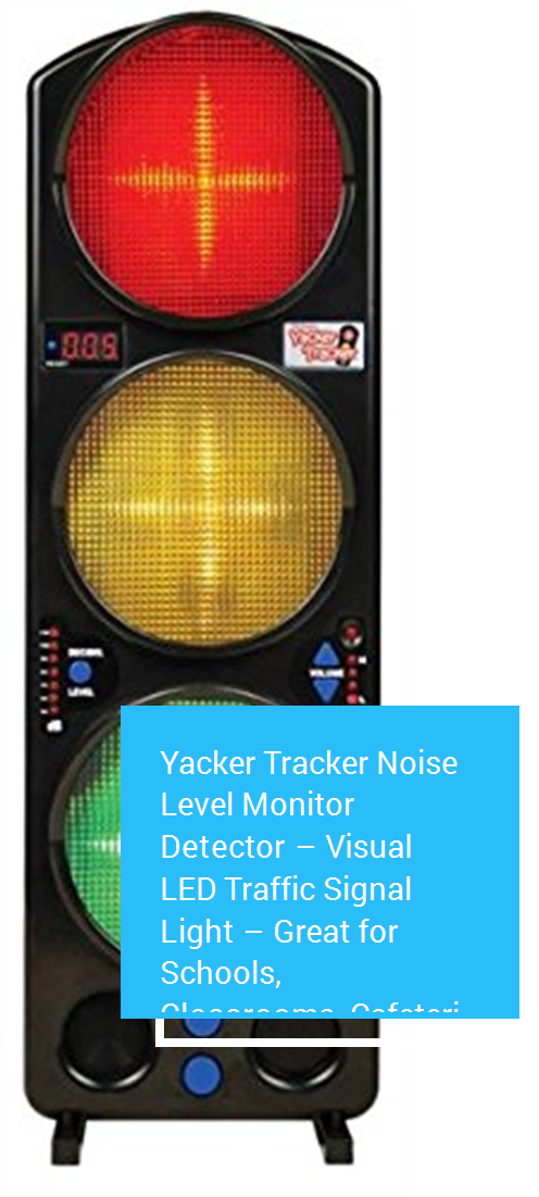 Yacker Tracker Noise Level Monitor Detector Visual - Yacker Tracker Clipart (735x1100), Png Download