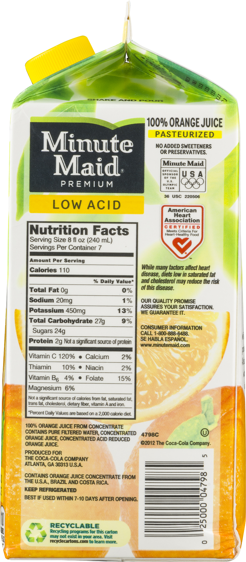 Minute Maid Orange Juice Clipart (1800x1800), Png Download